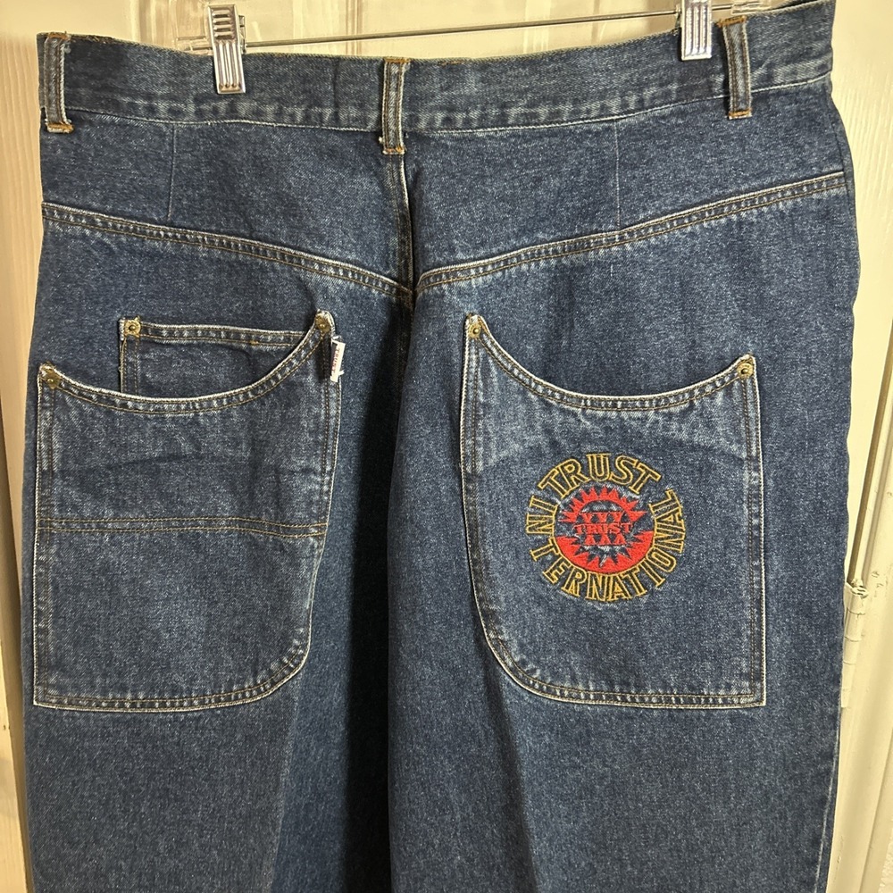 Vintage Trust by Monobaik Mens Denim Jacket And Jeans 42" Set Size XXL 2 piece - Picture 13 of 14